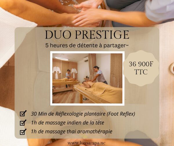 Soin Exclusif DUO PRESTIGE – Durée 2h30